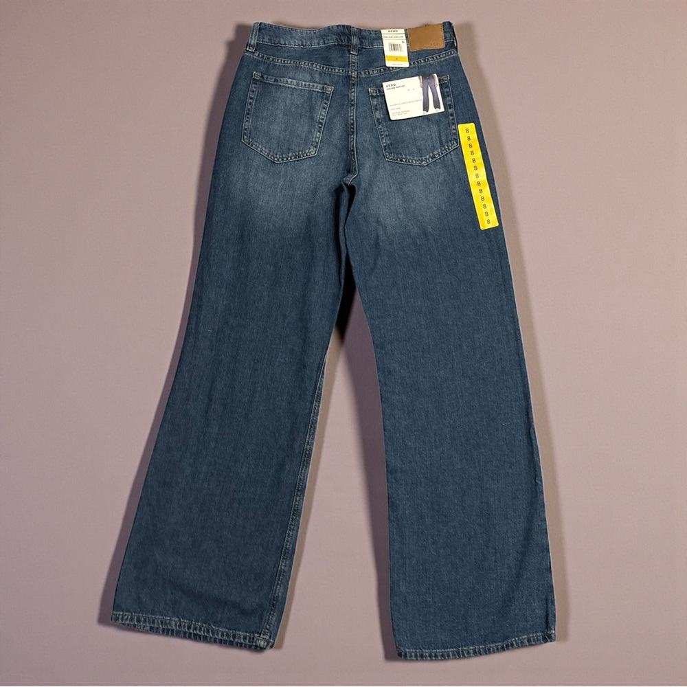 Aeropostale NWT High Rise Wide Leg Jeans Size 8 - Picture 9 of 9